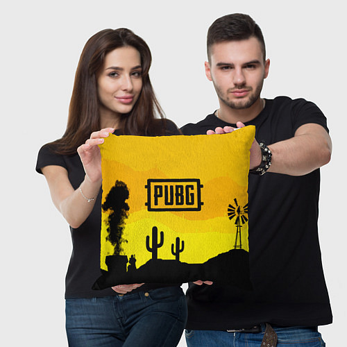 Подушка квадратная PUBG: Mexican Tradition / 3D-принт – фото 3