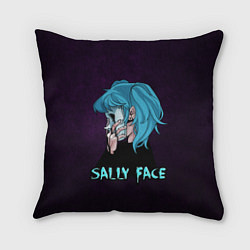 Подушка квадратная Sally Face, цвет: 3D-принт