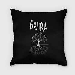 Подушка квадратная Gojira: Tree, цвет: 3D-принт