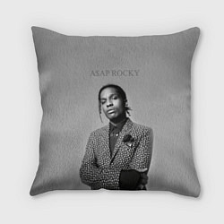 Подушка квадратная ASAP Rocky: Grey Fashion, цвет: 3D-принт