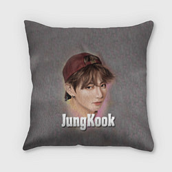 Подушка квадратная BTS JungKook, цвет: 3D-принт