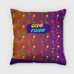 Подушка квадратная Gone Fludd art 5, цвет: 3D-принт