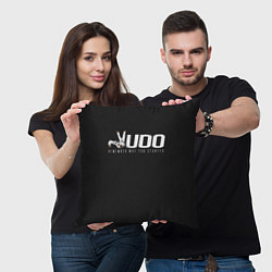 Подушка квадратная Judo, цвет: 3D-принт — фото 2