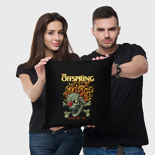 Подушка квадратная The Offspring: Coming for You / 3D-принт – фото 3