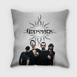 Подушка квадратная Godsmack, цвет: 3D-принт