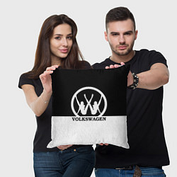 Подушка квадратная Volkswagen girls, цвет: 3D-принт — фото 2