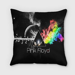 Подушка квадратная PINK FLOYD, цвет: 3D-принт