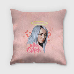 Подушка квадратная Billie Eilish, цвет: 3D-принт