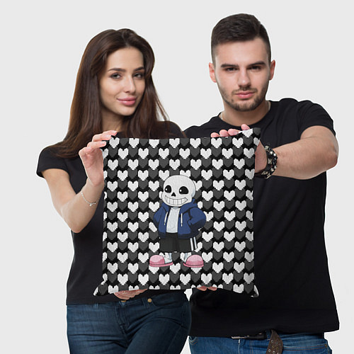 Подушка квадратная UNDERTALE / 3D-принт – фото 3