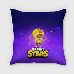 Подушка квадратная Brawl Stars Leon, цвет: 3D-принт