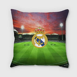 Подушка квадратная FC Real Madrid, цвет: 3D-принт