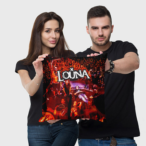 Подушка квадратная LOUNA / 3D-принт – фото 3