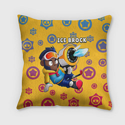 Подушка квадратная Ace Brock, цвет: 3D-принт