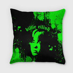 Подушка квадратная Billie eilish, цвет: 3D-принт