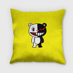 Подушка квадратная Monokuma, цвет: 3D-принт