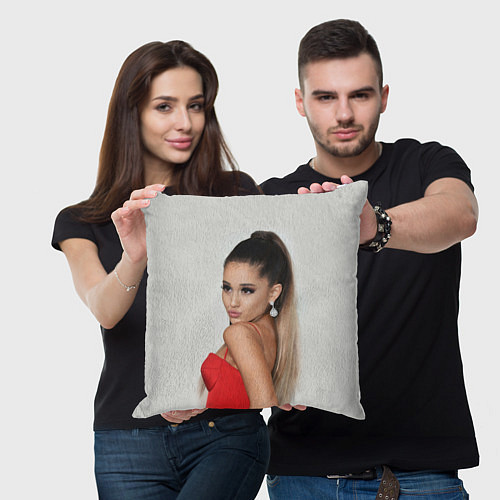 Подушка квадратная Ariana Grande Ариана Гранде / 3D-принт – фото 3