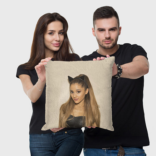 Подушка квадратная Ariana Grande Ариана Гранде / 3D-принт – фото 3