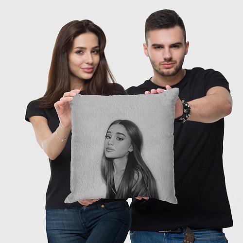 Подушка квадратная Ariana Grande Ариана Гранде / 3D-принт – фото 3