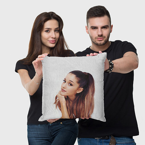 Подушка квадратная Ariana Grande Ариана Гранде / 3D-принт – фото 3