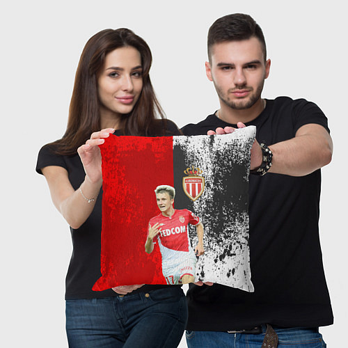 Подушка квадратная Головин / 3D-принт – фото 3