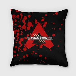 Подушка квадратная Apex Legends Champion, цвет: 3D-принт
