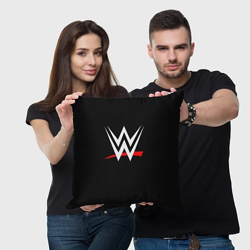 Подушка квадратная WWE / 3D-принт – фото 3