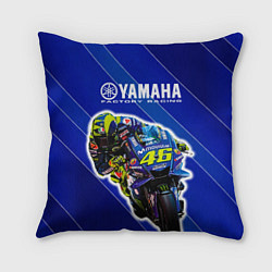 Подушка квадратная Valentino Rossi, цвет: 3D-принт