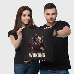 Подушка квадратная Wukong, цвет: 3D-принт — фото 2