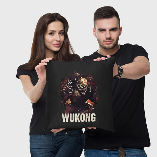 Подушка квадратная Wukong / 3D-принт – фото 3