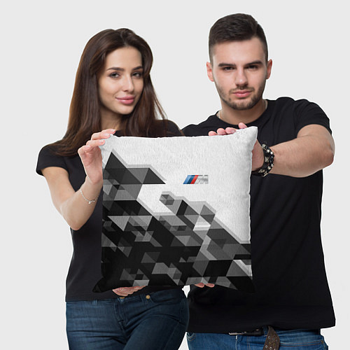 Подушка квадратная BMW / 3D-принт – фото 3