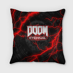 Подушка квадратная DOOM ETERNAL, цвет: 3D-принт