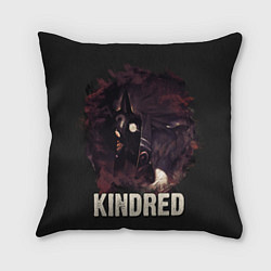Подушка квадратная Kindred, цвет: 3D-принт