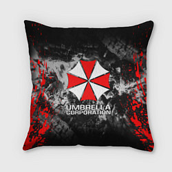 Подушка квадратная UMBRELLA CORP, цвет: 3D-принт