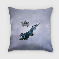 Подушка квадратная ВВС России, цвет: 3D-принт
