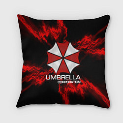 Подушка квадратная UMBRELLA CORP, цвет: 3D-принт