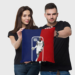 Подушка квадратная NBA Kobe Bryant, цвет: 3D-принт — фото 2