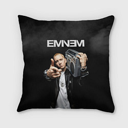 Подушка квадратная EMINEM, цвет: 3D-принт