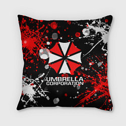 Подушка квадратная UMBRELLA CORPORATION, цвет: 3D-принт