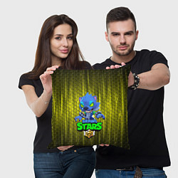 Подушка квадратная Brawl stars, цвет: 3D-принт — фото 2