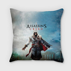 Подушка квадратная Assassins Creed, цвет: 3D-принт