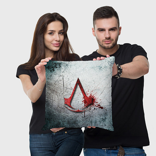 Подушка квадратная Assassins Creed / 3D-принт – фото 3