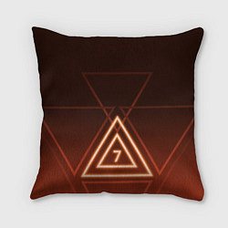 Подушка квадратная Artik & Asti, цвет: 3D-принт