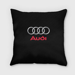 Подушка квадратная AUDI, цвет: 3D-принт