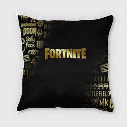 Подушка квадратная FORTNITE, цвет: 3D-принт
