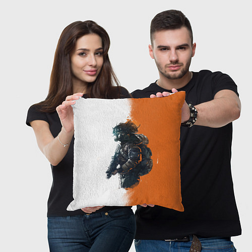 Подушка квадратная The Division 2 Defender / 3D-принт – фото 3