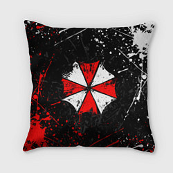 Подушка квадратная RESIDENT EVIL UMBRELLA, цвет: 3D-принт