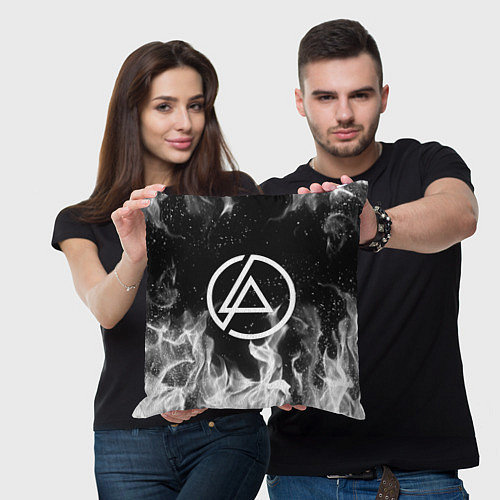 Подушка квадратная LINKIN PARK / 3D-принт – фото 3