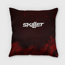 Подушка квадратная Skillet, цвет: 3D-принт