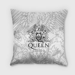 Подушка квадратная QUEEN, цвет: 3D-принт