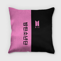 Подушка квадратная BTS, цвет: 3D-принт